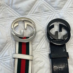 Two Gucci Belts